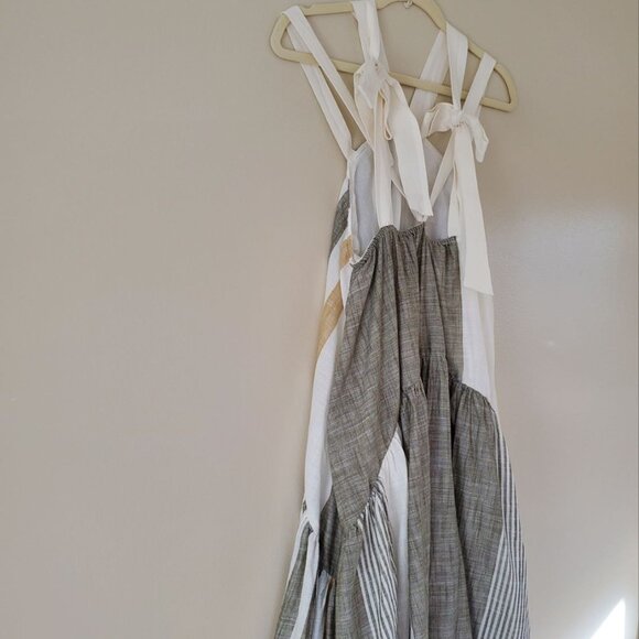 Free People Ivory Open Back Wide Floppy Sundress. Size XS - Picture 6 of 12